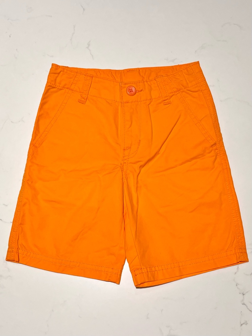 Crazy 8 • 4 • Boys’ Chino Flat Front Orange Shorts